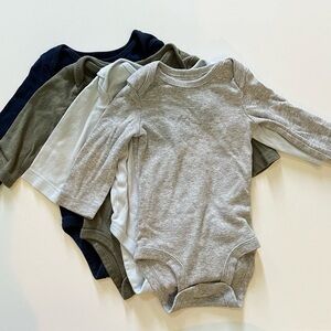 Classic Kids One Piece Set - Gray, White, Navy